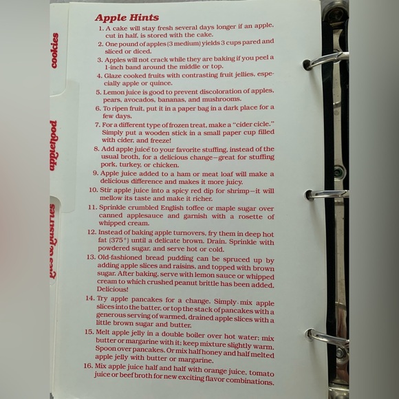 Vintage Cookbook Applehood & Motherpie Rochester Upstate NY 1983 Junior League - Picture 7 of 10